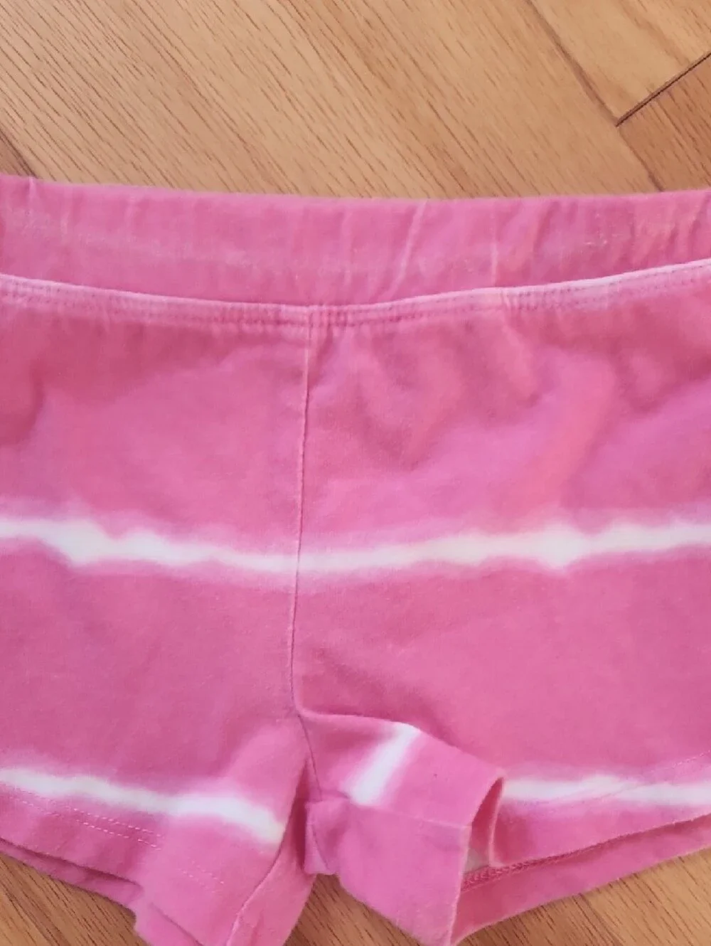 The Children's Place Girls' 3-Pack Shorts - Pink Tie-Dye, Black Floral, Black 2T